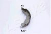 ASHIKA 55-0K-K17 Brake Shoe Set, parking brake